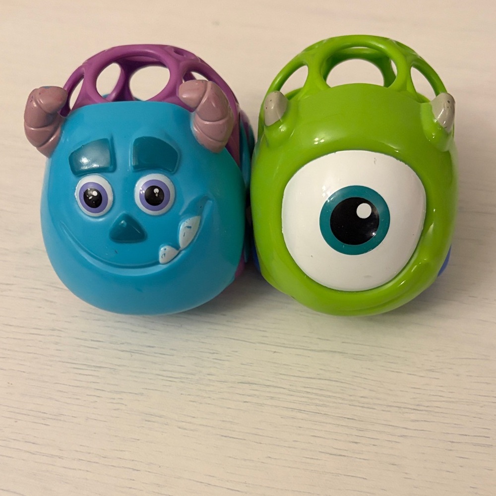 Monster-Inc Blue and Green Oball Toy Set